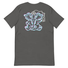 Load image into Gallery viewer, Topsy - Electric Elephant - Short Sleeve Tee - Back Print
